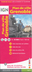 Grenoble 1:12,5t plán města IGN
