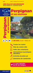 Perpignan & okolí 1:80t mapa IGN