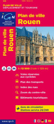 Rouen 1:12,5t plán města IGN