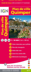 Quimper 1:10t plán města IGN