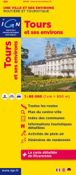 Tours & okolí 1:80t mapa IGN