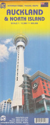 Aucland & severní ostrov (Auckland City & North Island) 1:12,5t/1:950t mapa ITM