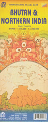 Bhutan & Severní Indie (Bhutan & Northern India) 1:345t/1:2,1m mapa ITM