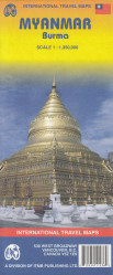 Myanmar (Burma) 1:1,35m mapa ITM
