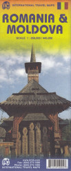 Rumunsko & Moldávie (Romania & Moldova) 1:850t mapa ITM