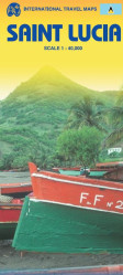 Saint Lucia 1:14t mapa ITM