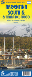 Argentina South 1:2,2,m Tierra del Fuego 1:750t mapa ITMB