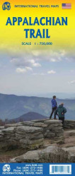 Appalachian Trail (USA) 1:750.000 cestovní mapa ITMB