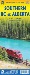 Britská Kolumbie Jih, Alberta 1:850.000 cestovní mapa ITMB