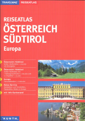 Rakousko & severní Itálie autoatlas KUNTH