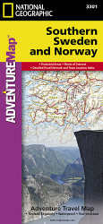 Jižní Švédsko a Norsko Adventure Map GPS komp. NGS