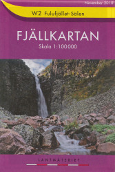 Fulufjället, Sälen W2 1:100t turistická mapa (Švédsko)