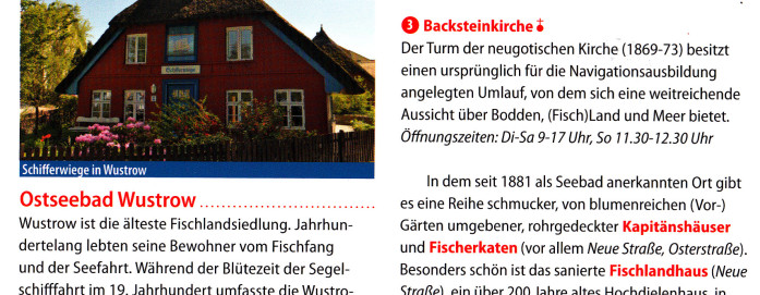 detail Ostseeküste West (pobřeží Baltu západ) 1: 50.000 průvodce na spirále ADFC