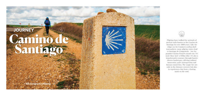 detail Camino de Santiago (Svatojakubská stezka) průvodce 1st 2025 Lonely Planet