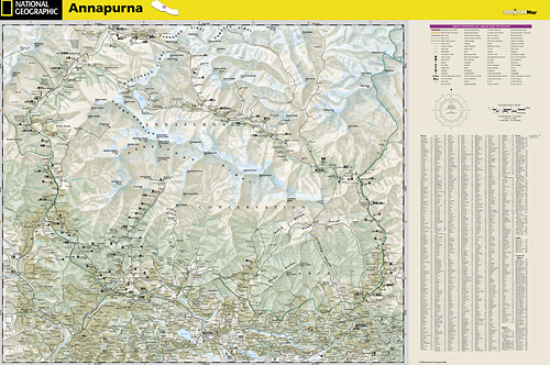 detail Annapurna (Nepál) Adventure Map GPS komp. NGS