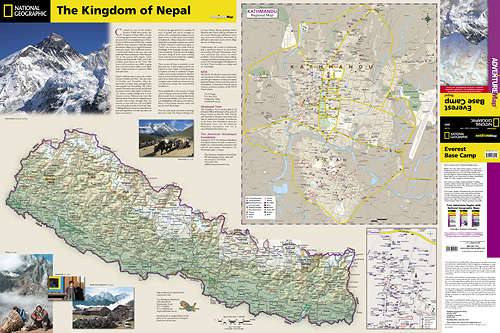 detail Everest Base Camp (Nepál) Adventure Map GPS komp. NGS
