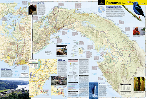 detail Panama Adventure Map GPS komp. NGS