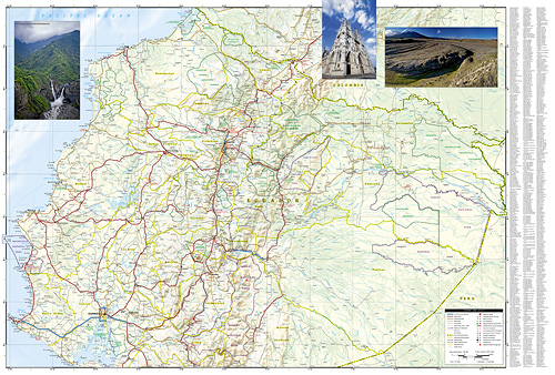 detail Ekvádor a Galapágy Adventure Map GPS komp. NGS