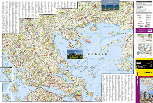 detail Řecko Adventure Map GPS komp. NGS