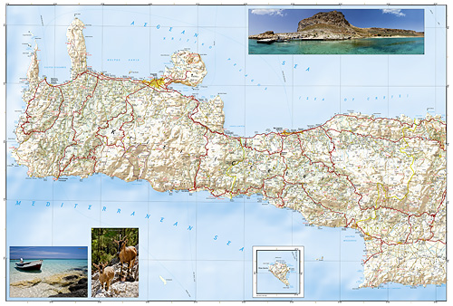 detail Kréta Adventure Map GPS komp. NGS