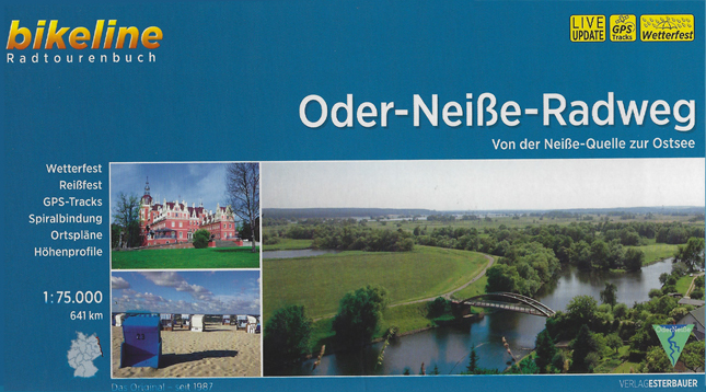 detail Odra - Nisa 1:75.000 cyklomapa s průvodcem BIKELINE