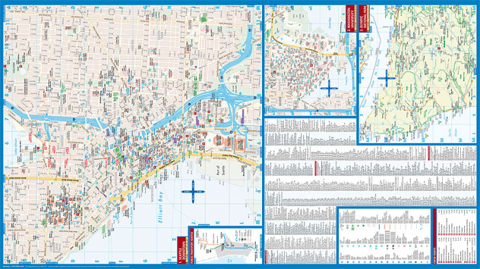 detail Seattle 1:10t mapa Borch