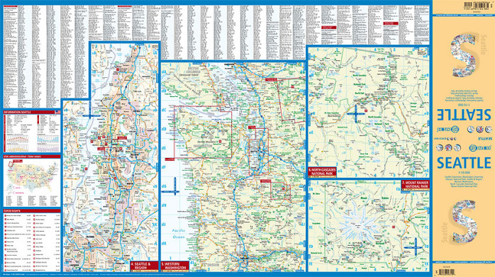 detail Seattle 1:10t mapa Borch