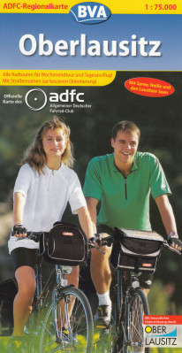 RK Oberlausitz 1:75.000 cyklomapa ADFC