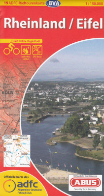 RTK 15 Rheinland / Eifel 1:150.000 cyklomapa ADFC