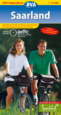 Saarland 1:75.000 cyklomapa ADFC