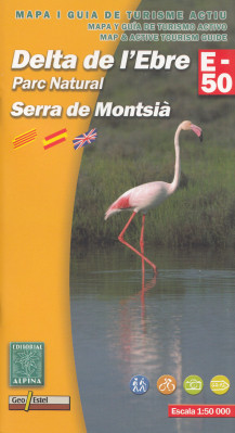 Delta řeky Ebro, PN Serra Montsia 1:50t mapa ALP