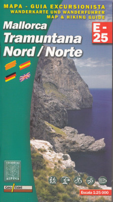 Malorka (Mallorca) - Tramuntana Norte 1:25t mapa ALPINA