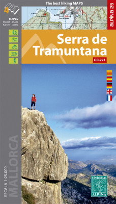 Mallorca Serra de Tramuntana set 4 map ALPINA