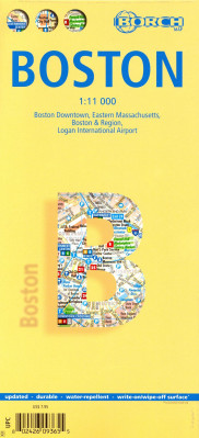Boston 1:11t mapa Borch