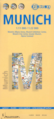 Mnichov (Munich) 1:11-22t mapa Borch