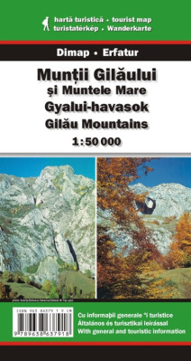 Muntii Gilaului 1:50t turistická mapa DIMAP