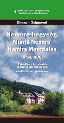 Muntii Nemira 1:60t turistická mapa DIMAP