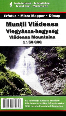 Muntii Vladeasa 1:50t turistická mapa DIMAP