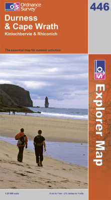 Durness / Cape Wrath 1:25.000 turistická mapa OS #446