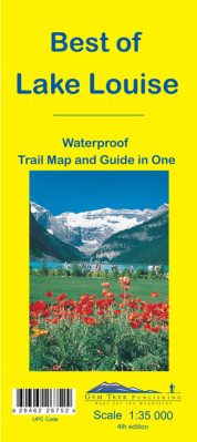 Lake Louise: Best of 1:35.000 mapa a průvodce Gem Trek
