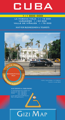 Kuba (Cuba) 1:1m mapa GIZI