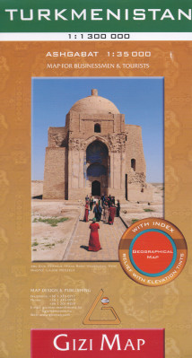 Turkmenistan 1:1,3m mapa GIZI