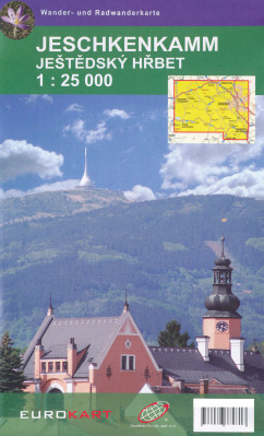 Ještědský hřbet 1:25t, mapa s plány měst GOL