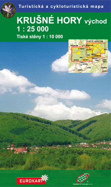 Krušné hory Východ & Tiské stěny 1:25t, mapa GOL