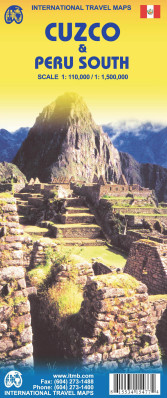 Cuzco & Peru jih (Cuzco & Peru South) 1:110t/1:1,5m mapa ITM