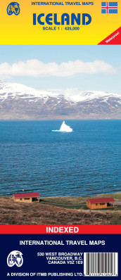Island (Iceland) 1:425t mapa ITM