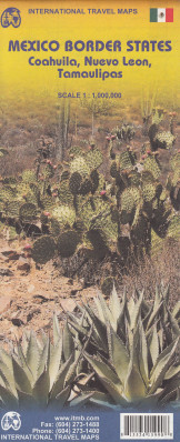 Mexiko SV příhrniční státy (Mexico NE Border States) 1:1m mapa ITM