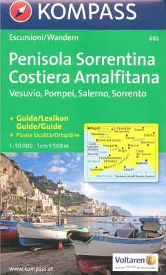 Penisola Sorentina 1:50t mapa KOMPASS #682