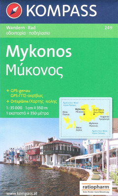 Mykonos 1:35t mapa #249 KOMPASS