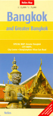Bangkok 1:15t / 1:45t. mapa Nelles